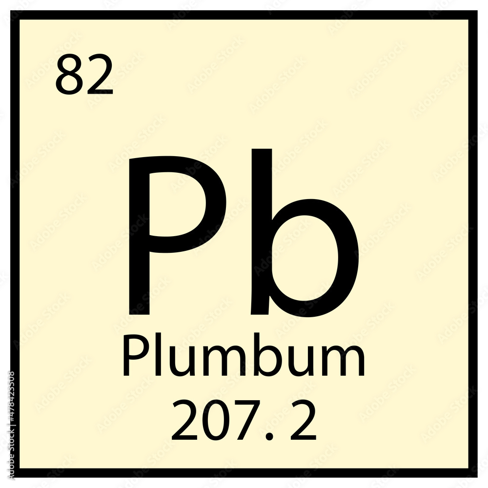 Plumbum chemical icon. Square sign. Mendeleev table symbol. Education background. Vector illustration. Stock image. Plumbum chemical icon. Square sign. Mendeleev table symbol. Education background. Vector illustration. Stock image.