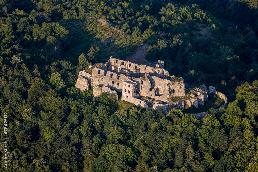 Old Castle Ruins in Orahovica Croatia
