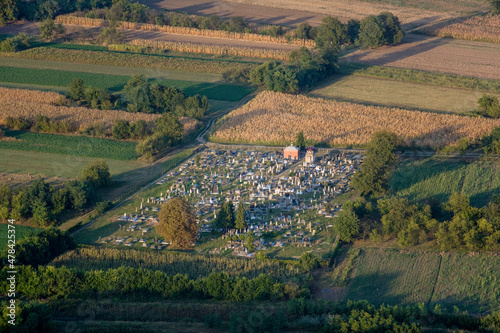 Village Antin Cemetery Croatia photo