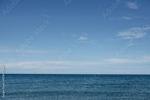 blue sky and sea