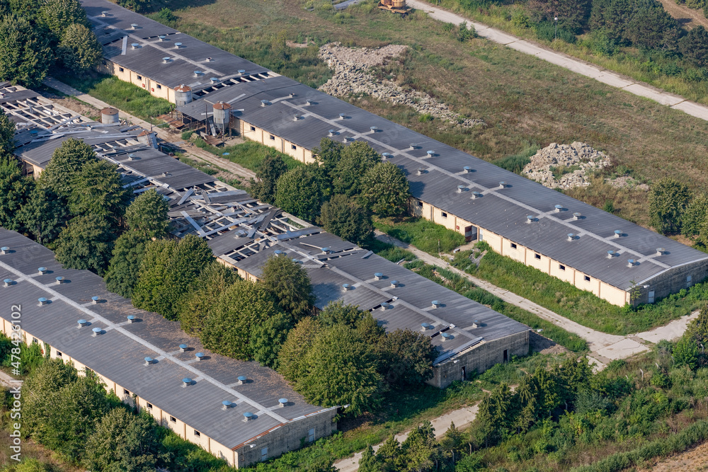 Prison Camp of Croatians Held by Serbs. Village Vukovar  Croatia