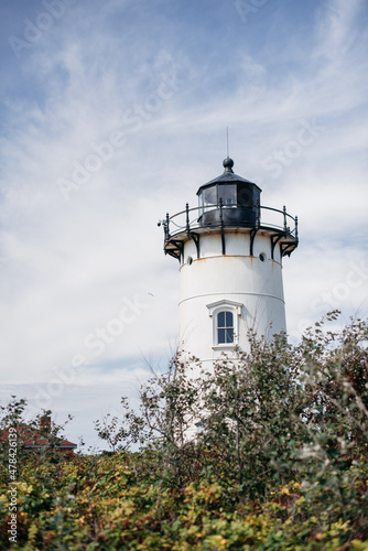 lighthouse on the coast of state country