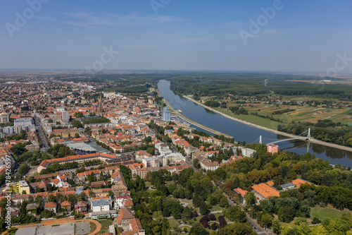 Vászonkép Historic Village of Osijek Croatia