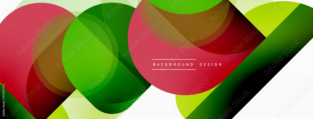 Round triangle shapes lines and circles. Geometric vector illustration for wallpaper banner background or landing page Round triangle shapes lines and circles. Geometric vector illustration for wallpaper banner background or landing page