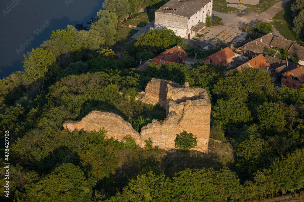 Castle in Ruins Village of Sarengrad Croatia Castle in Ruins Village of Sarengrad Croatia