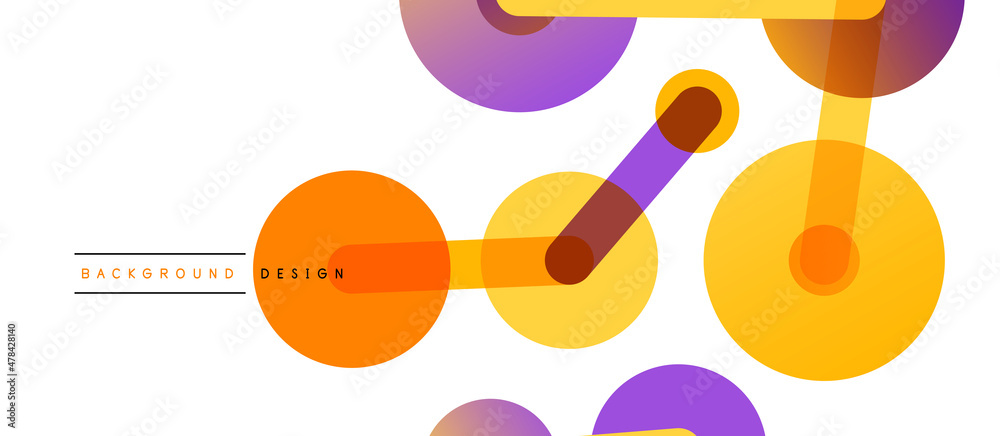 Line points connections geometric abstract background. Circles connected by lines. Trendy techno business template for wallpaper, banner, background or landing Line points connections geometric abstract background. Circles connected by lines. Trendy techno business template for wallpaper, banner, background or landing