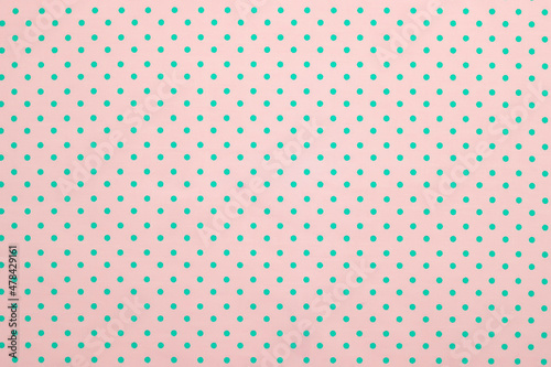 Background from polka dot fabric