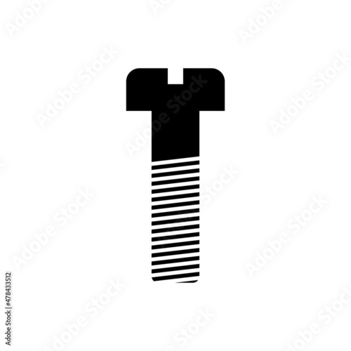 screw bolt icon design template vector