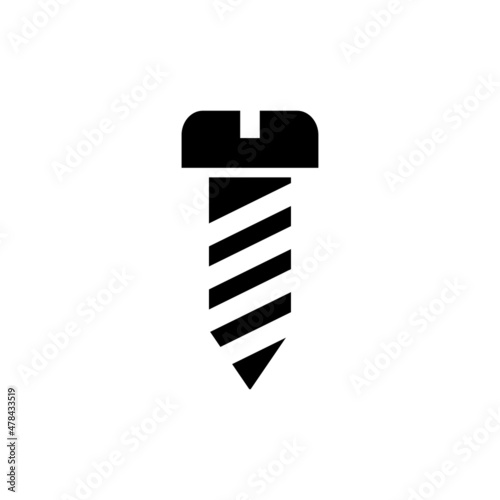 screw bolt icon design template vector