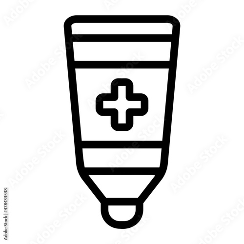 ointment line icon
