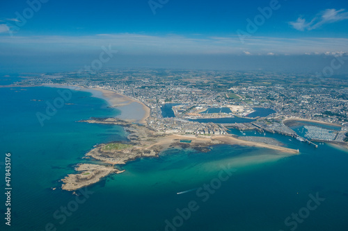 Historic Coastal City of Saint Malo Normandy France © Overflightstock