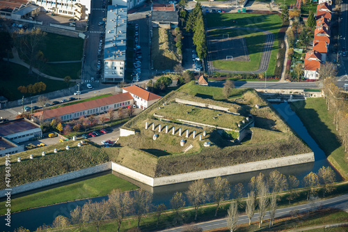 Aerial Toul Lorraine France photo