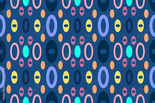 Vector seamless ethnic pattern. Tribal and geometric motifs. Vintage decorative ornament element texture print for textile, fabric, paper, tile, wallpaper background or web design illustration.