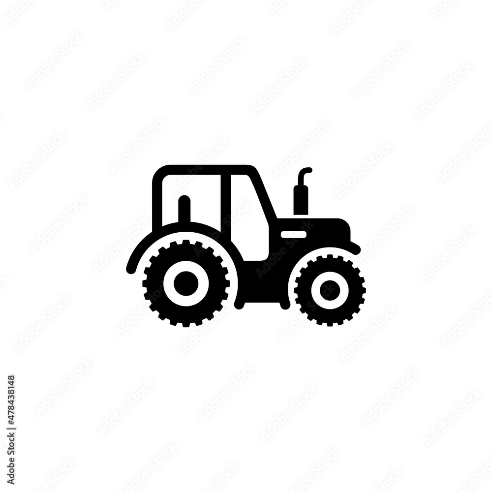 Tractor icon design vector illustration Tractor icon design vector illustration