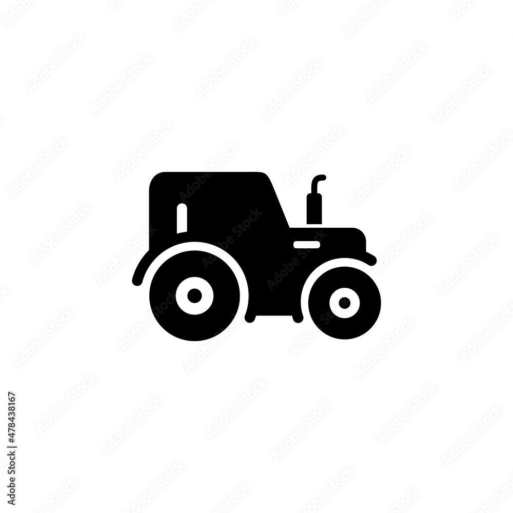 Tractor icon design vector illustration Tractor icon design vector illustration