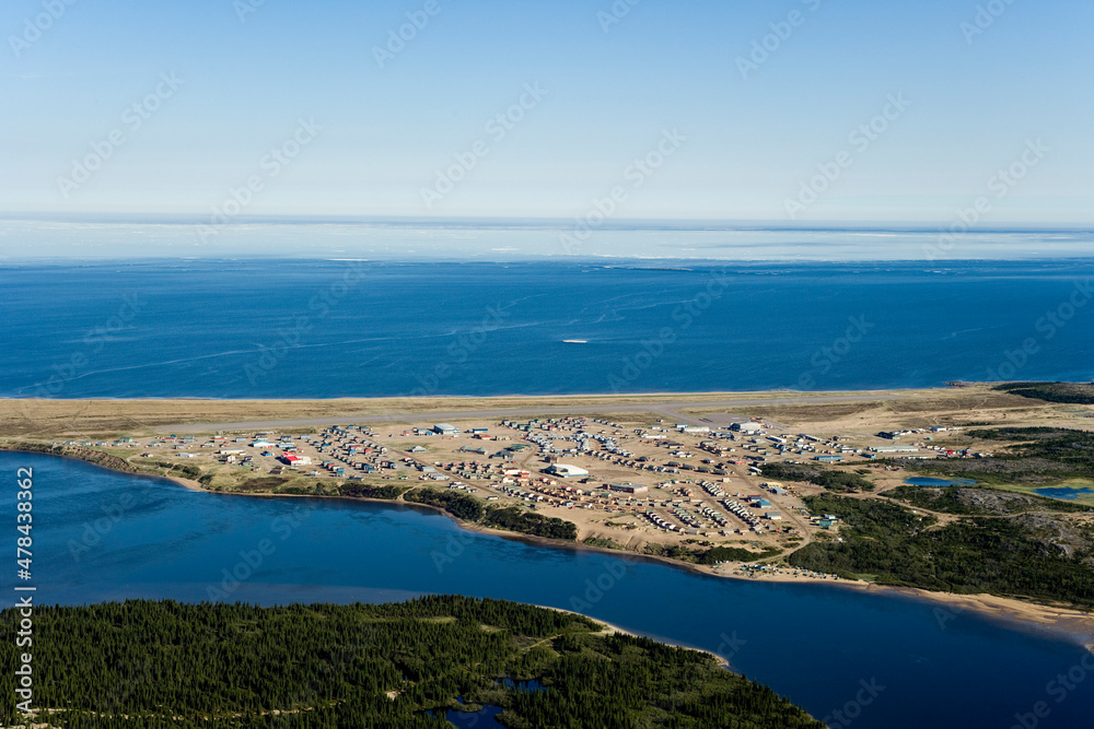 Inuit Village of Kuujjuarapik Nunavik Quebec Canada