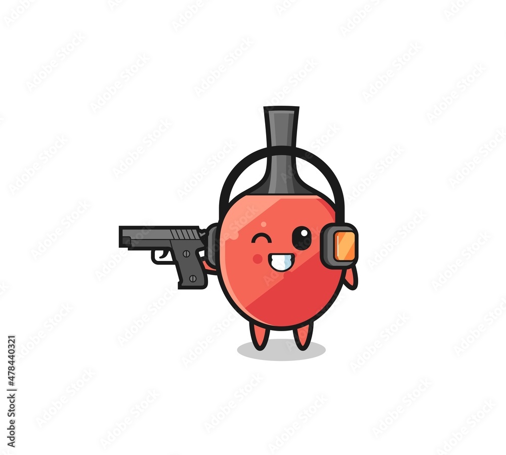 illustration of table tennis racket cartoon doing shooting range illustration of table tennis racket cartoon doing shooting range