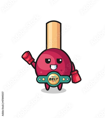 matches boxer mascot character