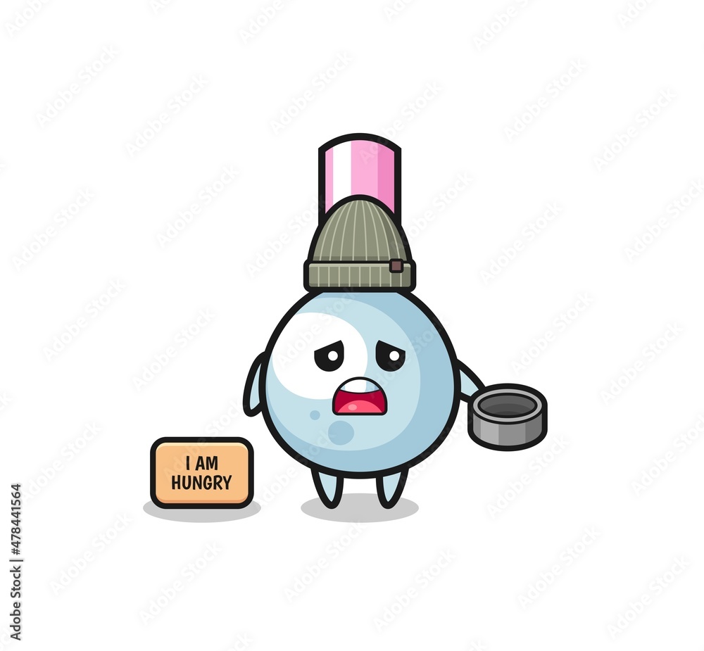 cute cotton bud beggar cartoon character cute cotton bud beggar cartoon character