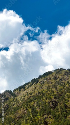 blue sky and clouds