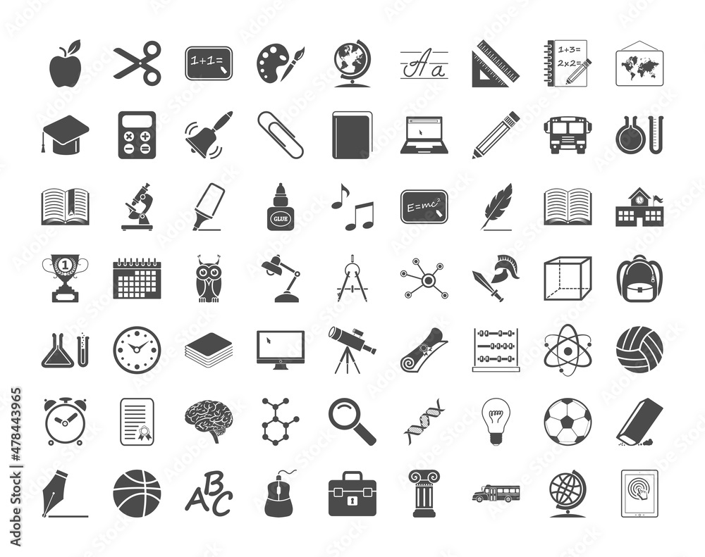 Education icons Education icons