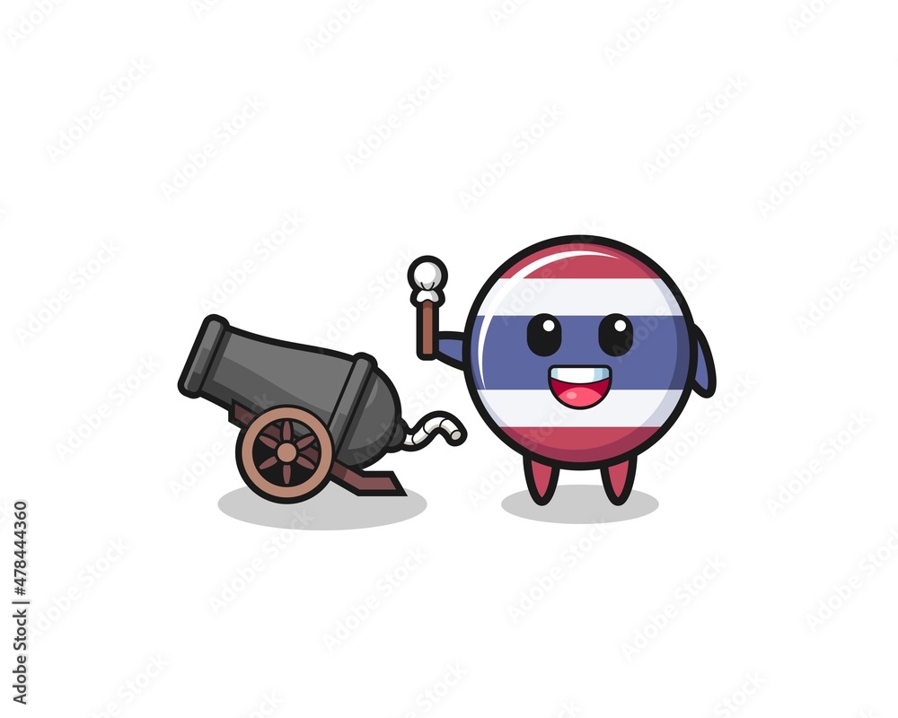 cute thailand flag shoot using cannon cute thailand flag shoot using cannon