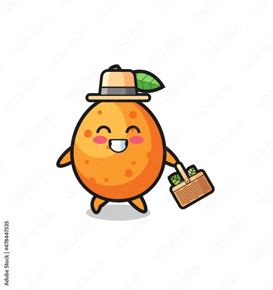 kumquat herbalist character searching a herbal