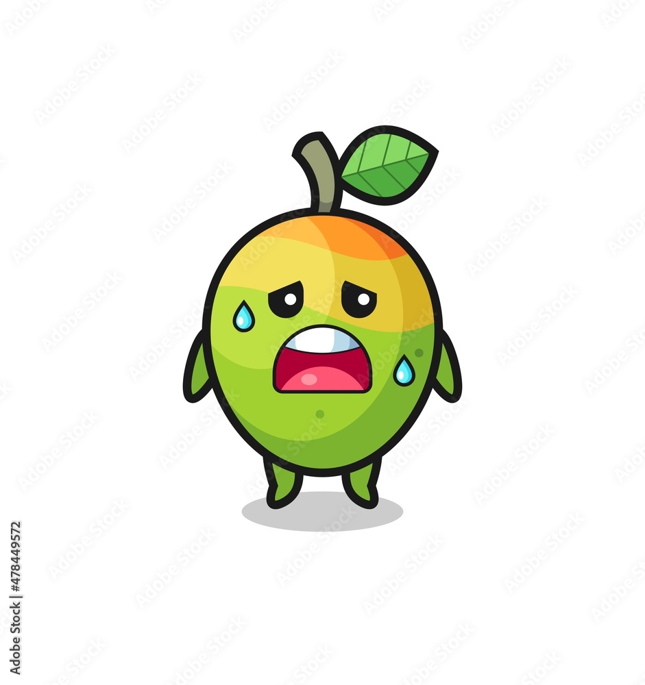 the fatigue cartoon of mango the fatigue cartoon of mango