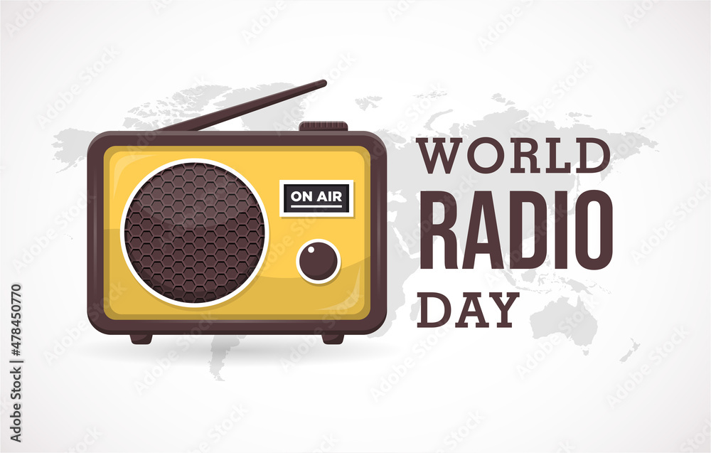 World Radio Day Vector Illustration. World Radio Day Vector Illustration.