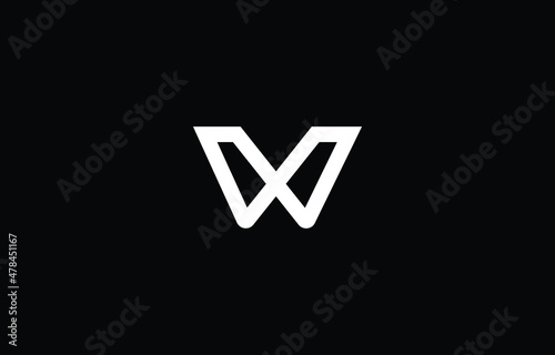 Initial based clean and minimal letter. W logo creative and monogram icon symbol. Universal elegant luxury alphabet vector design