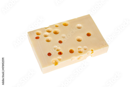 Emmentaler Emmenthal hard cheese from Emmental in the canton of Bern in Switzerland