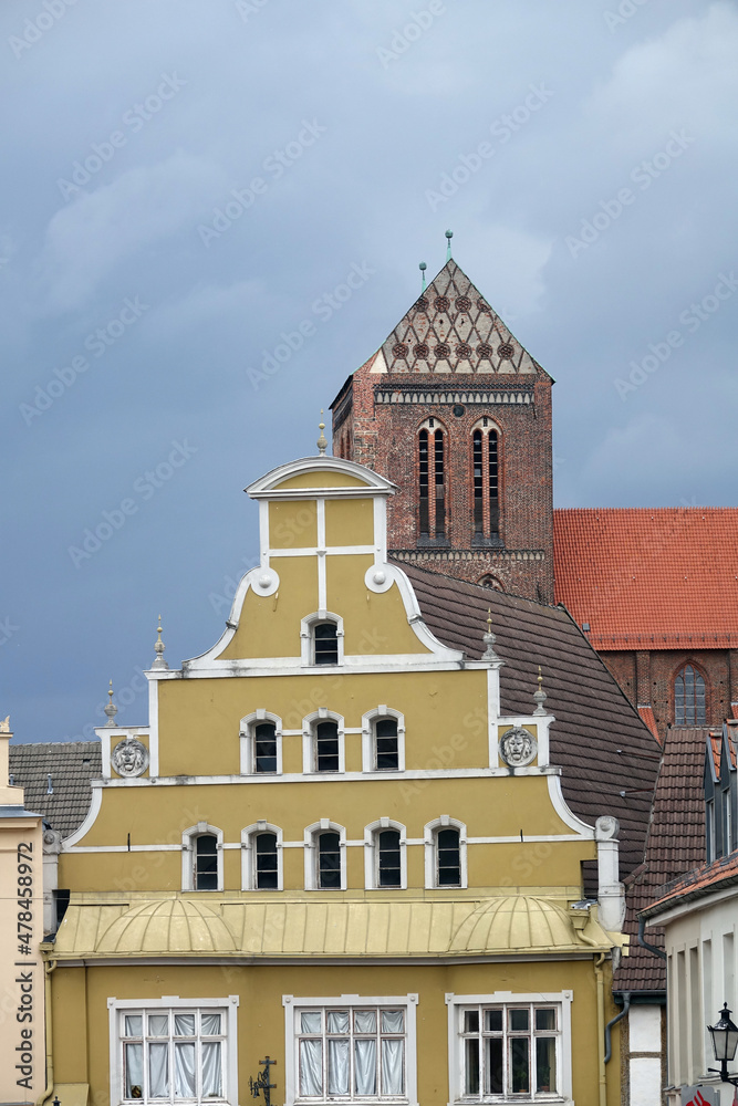 Altstadt und Nikolaikirche in Wismar