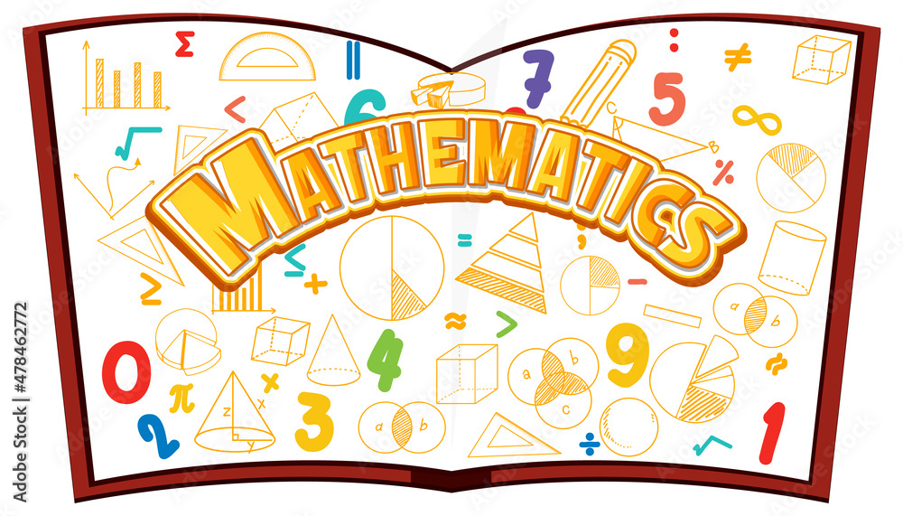 Doodle math formula with Mathematics font Doodle math formula with Mathematics font