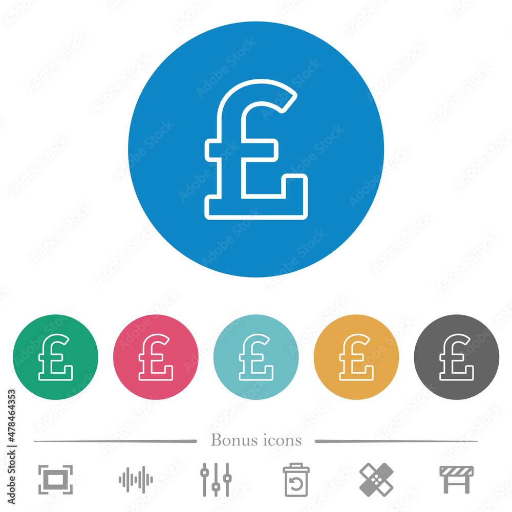Pound sign outline flat round icons Pound sign outline flat round icons