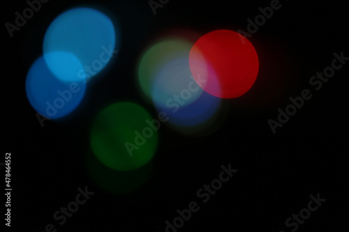 a color texture background overlay bokeh orbs Fototapete