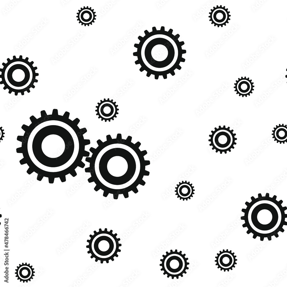 Gears, pattern, vector, background, seamless Gears, pattern, vector, background, seamless