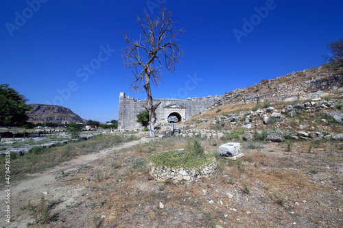 Letoon Ancient City is a historical landmark worth seeing that was once an important area for the Lycian Union. Letoon Ancient City is in the Seydikemer district of Mugla.  photo