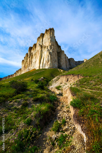 Photos of the Crimean autumn peninsula, Ak-Kaya White rock