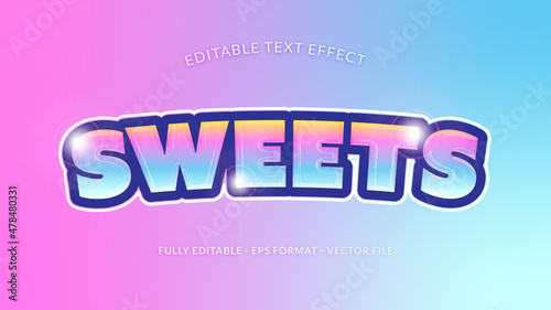 Sweets Text Effect