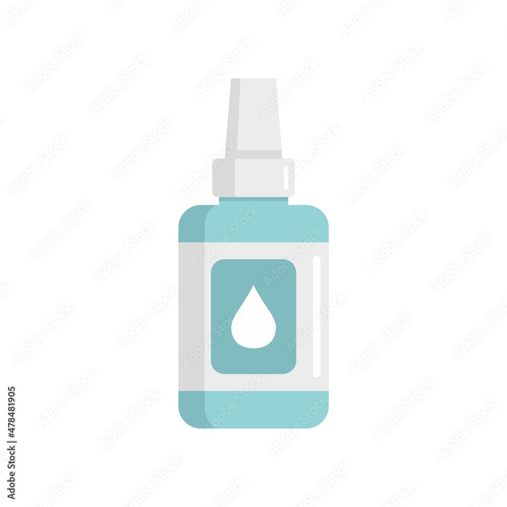 Antiseptic body care icon flat isolated vector Antiseptic body care icon flat isolated vector