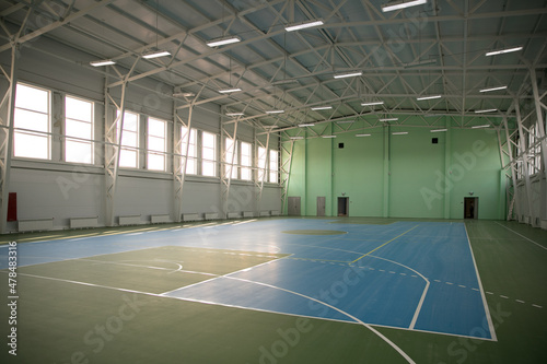 Year-round sports hall with large windows