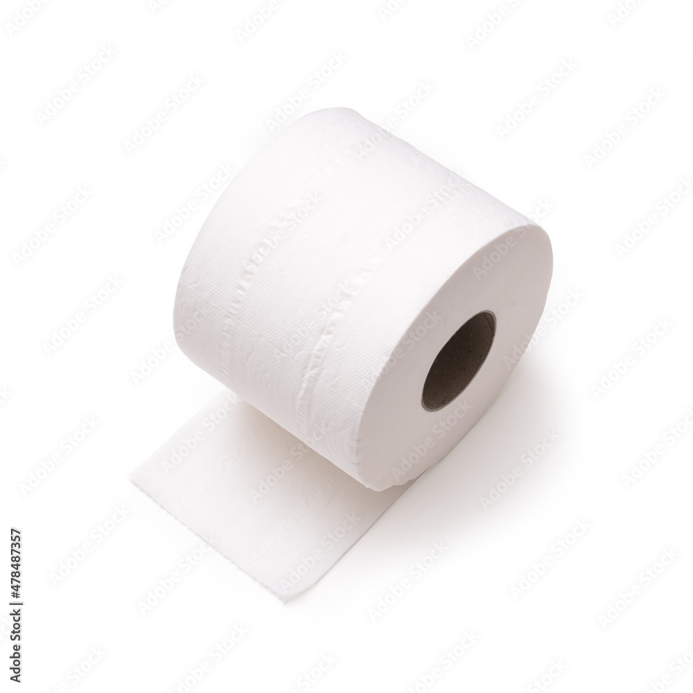 toilet paper roll isolated white background toilet paper roll isolated white background