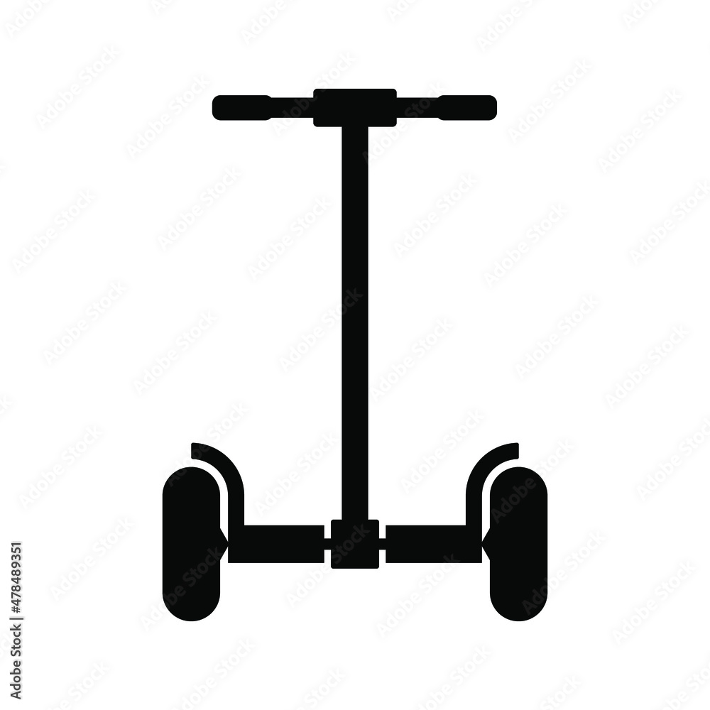 Hoverboard icon.  balancing scooter sign. Vector illustration