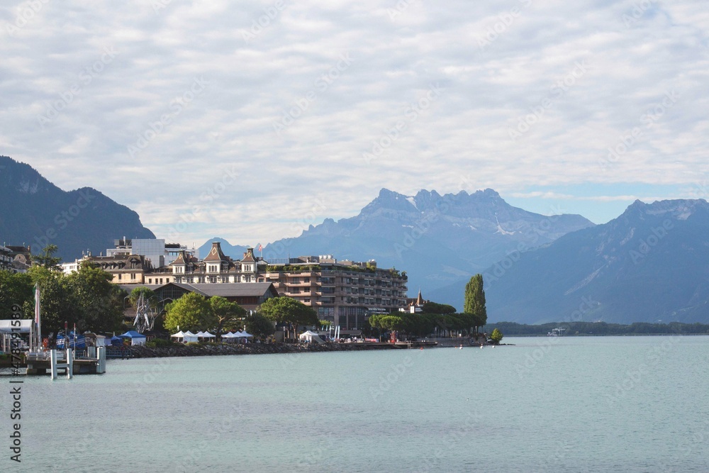 Naklejka premium Montreux Swiss