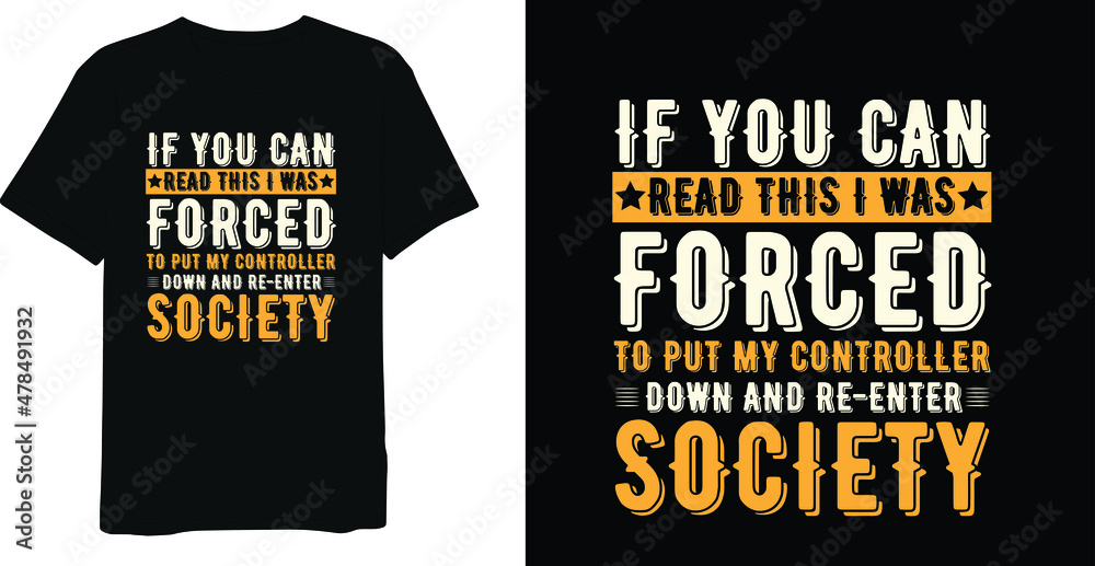Gaming T-shirt Design Gaming T-shirt Design