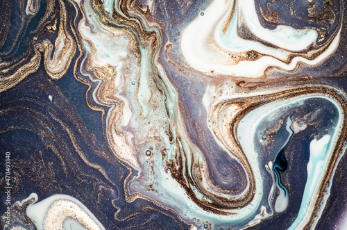 Wallpaper Mural Traditional Ottoman Turkish marbling art. Natural Luxury. EBRU- Ancient oriental drawing technique. Extra special and luxurious- ORIENTAL ART. Ripples of agate. Torontodigital.ca