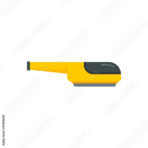 Care steam cleaner icon flat isolated vector