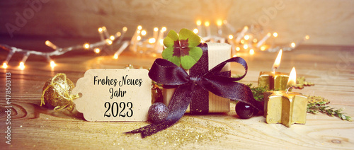 Frohe Neues Jahr 2023 means...