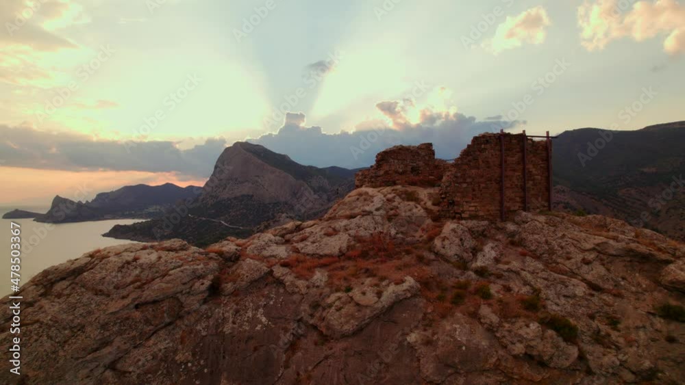 Crimea_Sea - Rock-fortress_sunset _05 Crimea_Sea - Rock-fortress_sunset _05