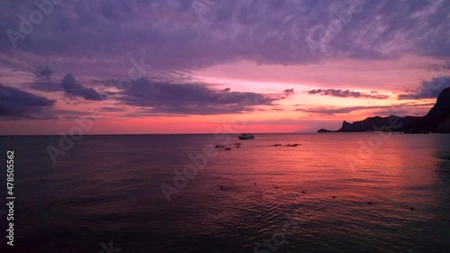  Crimea_Sudak - beach_sunset_boat_04